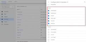 Variables in GTM