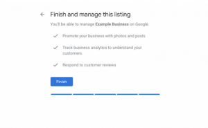 Finish and Manage Listing