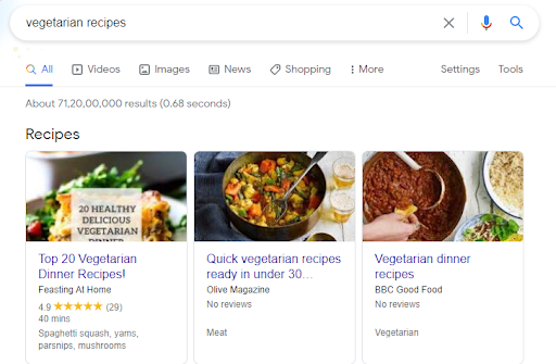 Structure Data In Google Search Result