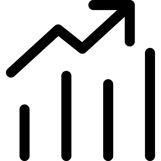 Growth Graph With Work of White Label Link Building Company